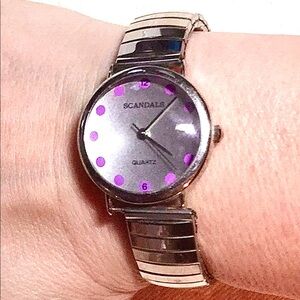 Scandals watch stainless steel stretch